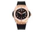 MS Factory Hublot Big Bang Rose gold steel case with White diamond Watch